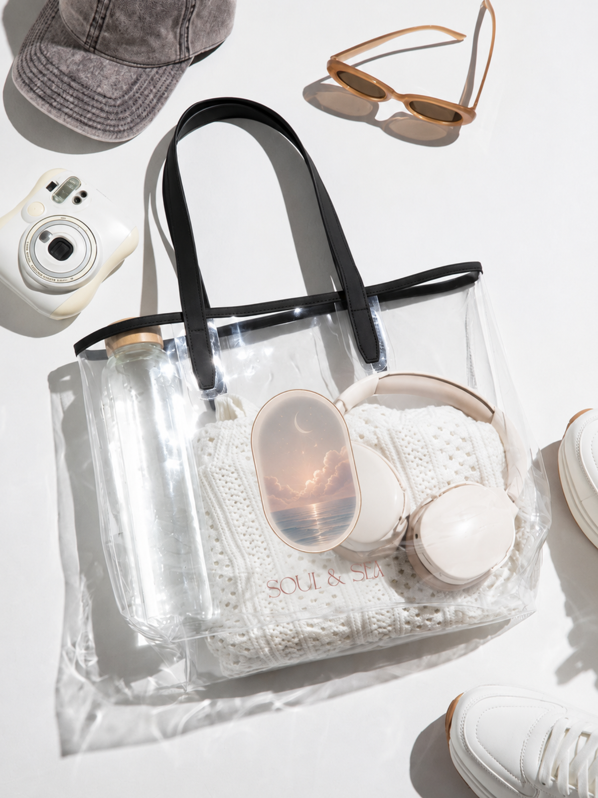 Soul and Sea Clear tote bag